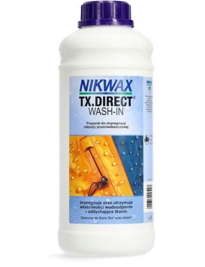 Impregnačný prostriedok na nepremokavé oblečenie Nikwax TX.