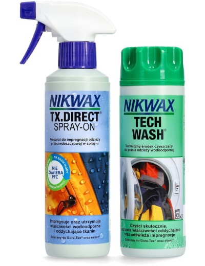 Sada Nikwax Twin: Tech Wash + TX.Direct Spray On