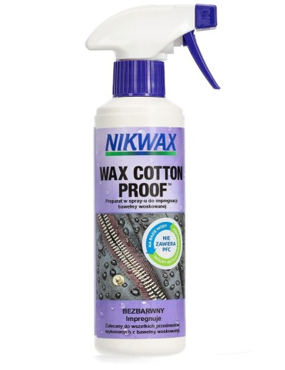 Impregnácia voskovanej bavlny Nikwax Wax Cotton Proof 300ml