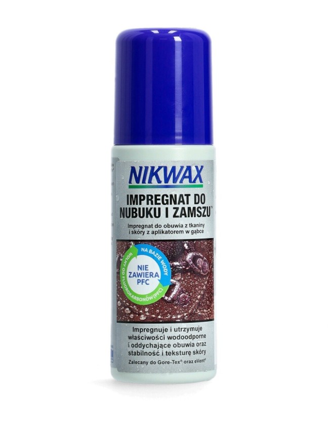 Impregnácia topánok z nubuku a semiša Nikwax Nubuck & Suede