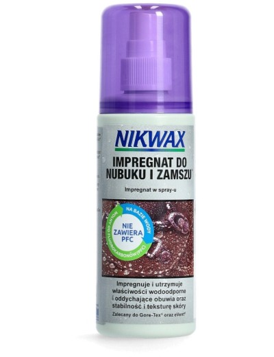 Impregnácia topánok z nubuku a semiša Nikwax Nubuck & Suede