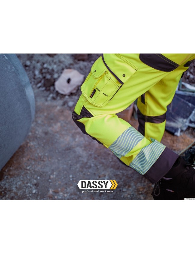 Reflexné pracovné nohavice Dassy Odessa