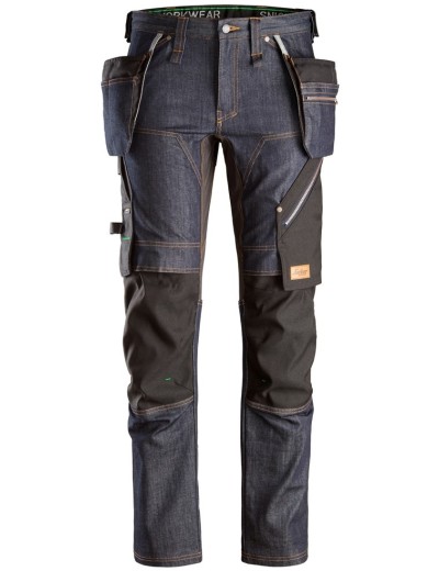 Pracovné nohavice Snickers 6955 Denim FlexiWork+