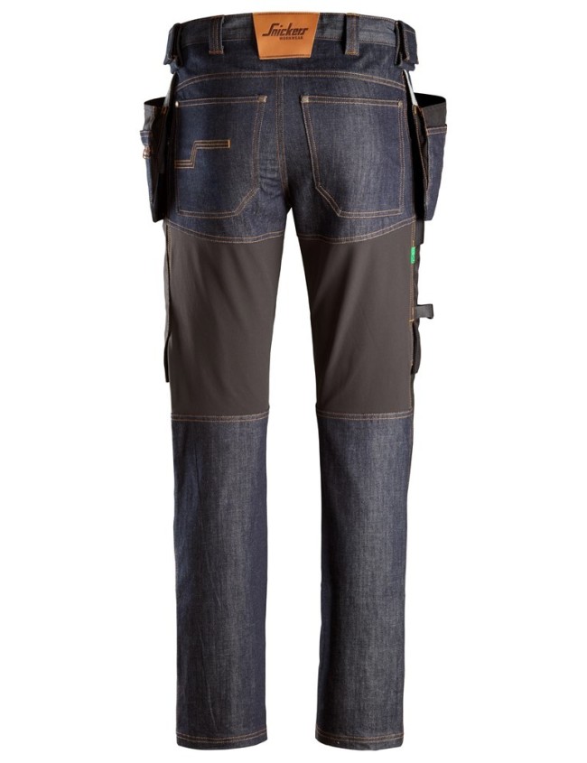 Pracovné nohavice Snickers 6955 Denim FlexiWork+