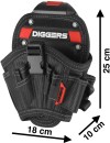 Puzdro na skrutkovač Diggers Medium Drill Holster Pouch DK576