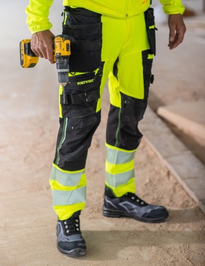Reflexné elastické nohavice Portwest DX442
