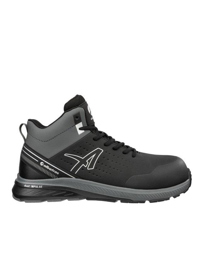 Vysoká pracovná obuv Albatros Vigor 2 black mid S3