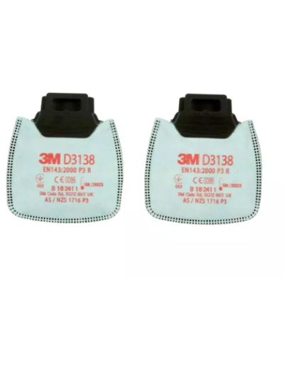Protiprachový filter do masky 3M D3138 Secure Click s aktívnym