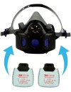 Protiprachový filter do masky 3M D3138 Secure Click s aktívnym