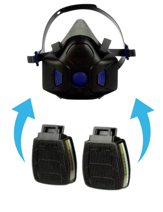 Plynový filter do masky 3M D8059 Secure Click ABEK1