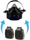 Kombinovaný filter do masky 3M D8094 Secure Click ABEK1P3