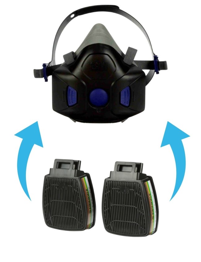 Kombinovaný filter do masky 3M D8094 Secure Click ABEK1P3