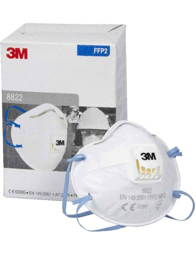 Polomaska s ventilom 3M 8822 FFP2 10 kusov