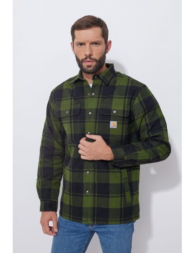 Flanelová zateplená košeľa Carhartt Heavyweight Flannel Sherpa