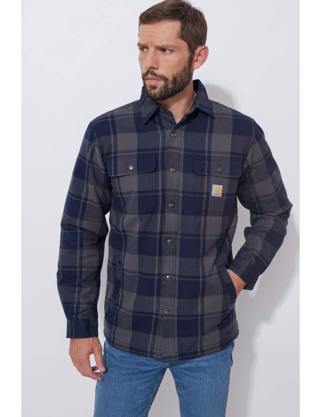 Flanelová zateplená košeľa Carhartt Heavyweight Flannel Sherpa