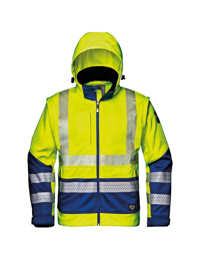 Reflexná softshellová bunda Sir Safety Starmax