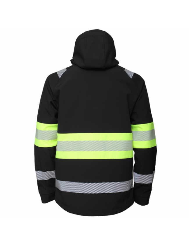 Reflexná softshellová bunda Bosafety Valencia C1