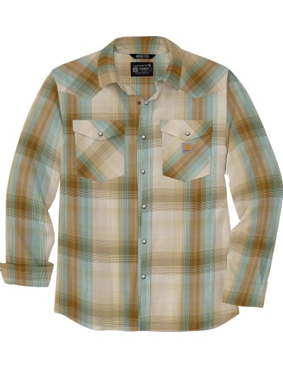 Kockovaná košeľa Carhartt Montana Snap Front
