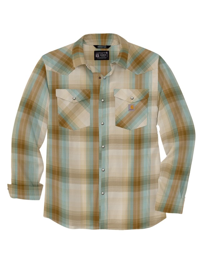 Kockovaná košeľa Carhartt Montana Snap Front