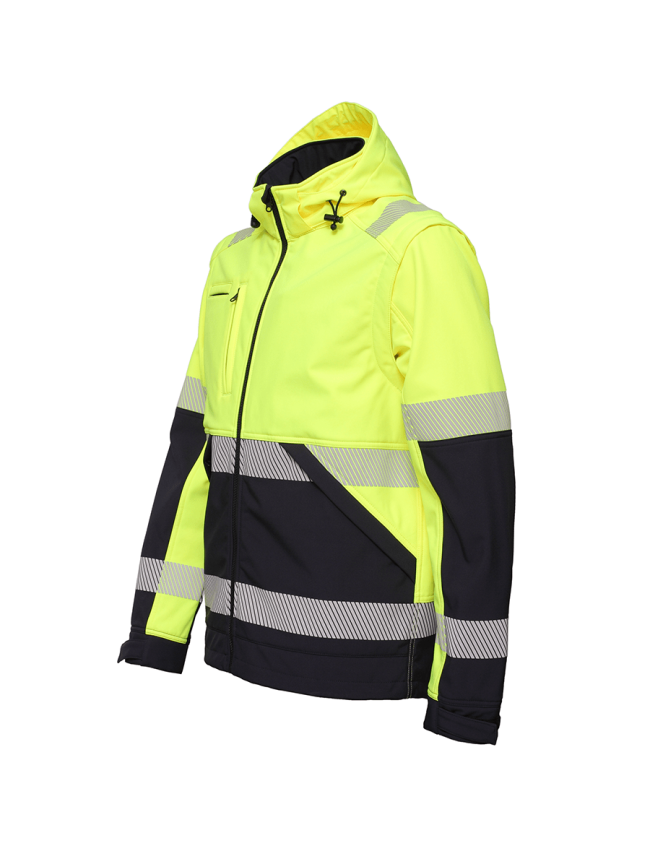 Reflexná softshellová bunda Bosafety Valencia C2