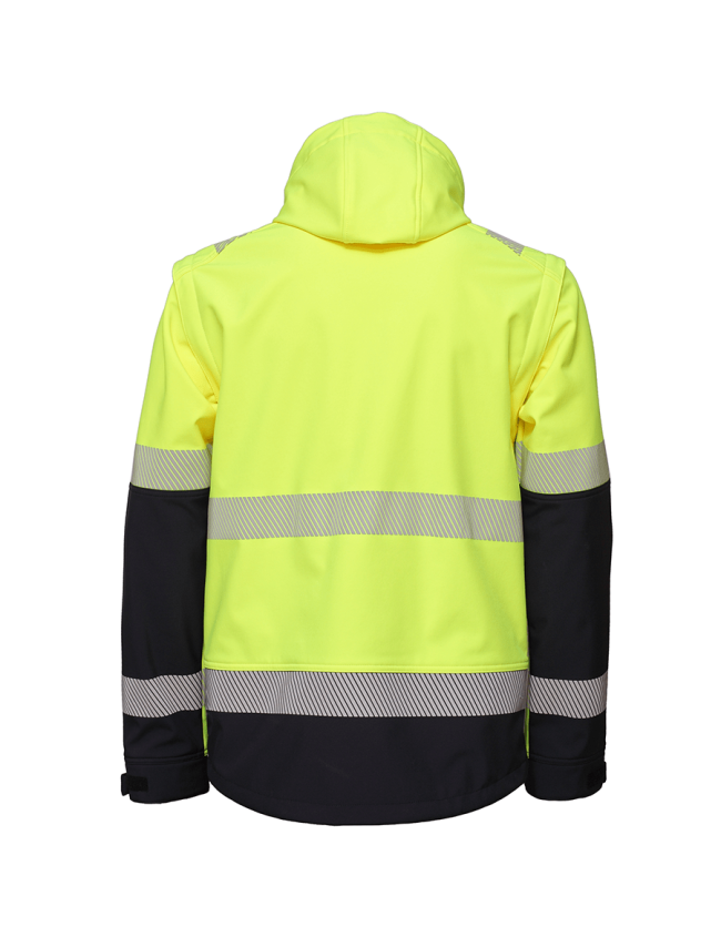 Reflexná softshellová bunda Bosafety Valencia C2