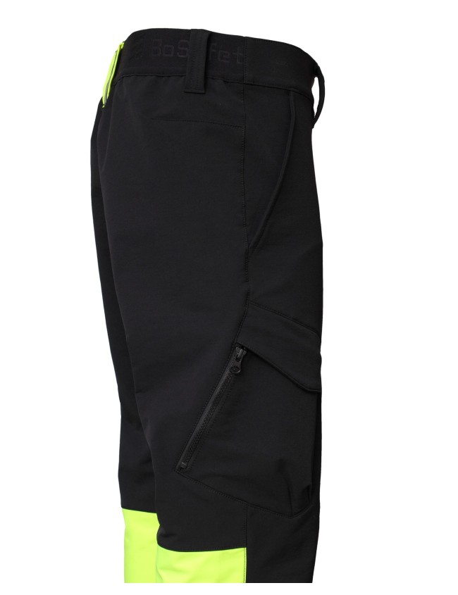 Elastické reflexné nohavice Bosafety Comfort