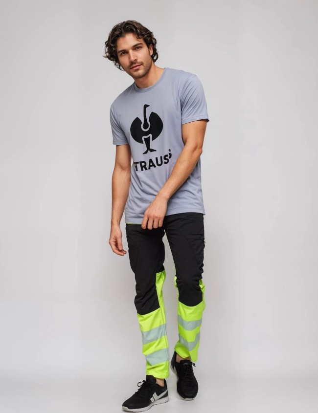 Elastické reflexné nohavice Bosafety Comfort