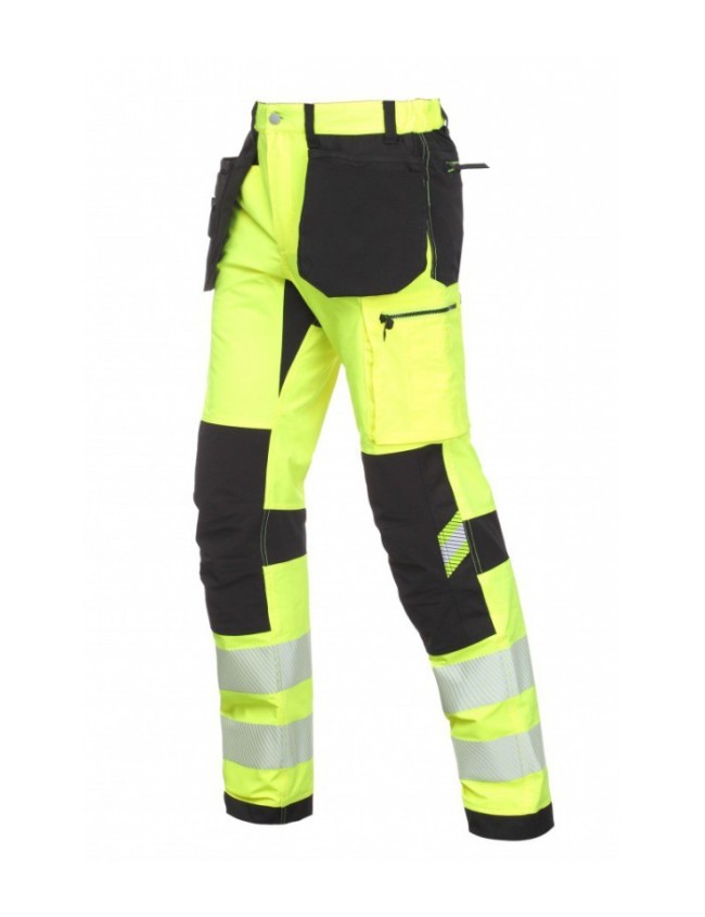 Reflexné pracovné nohavice Bosafety Tension Plus