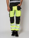 Reflexné pracovné nohavice Bosafety Tension Plus