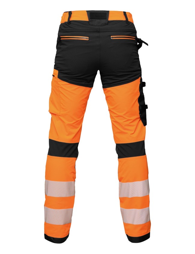 Reflexné elastické pracovné nohavice Bosafety Tension