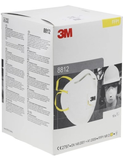 Polomaska proti prachu 3M 8812 10 kusov