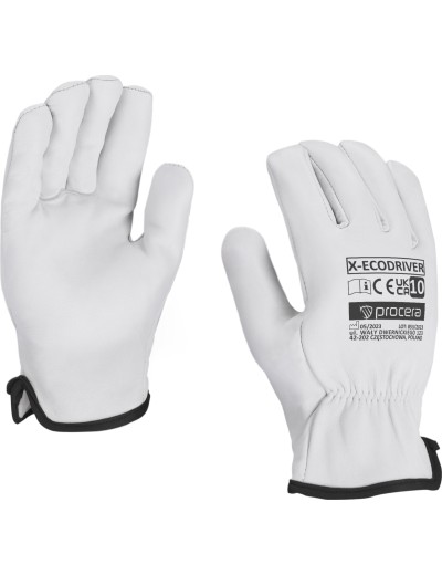 Kožené pracovné rukavice X-ECODRIVER