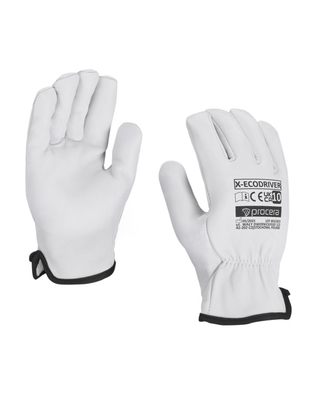 Kožené pracovné rukavice X-ECODRIVER