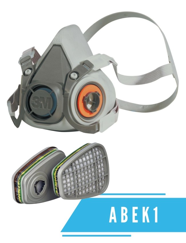Polomaska 3M s filtrami 3M 6059 ABEK1