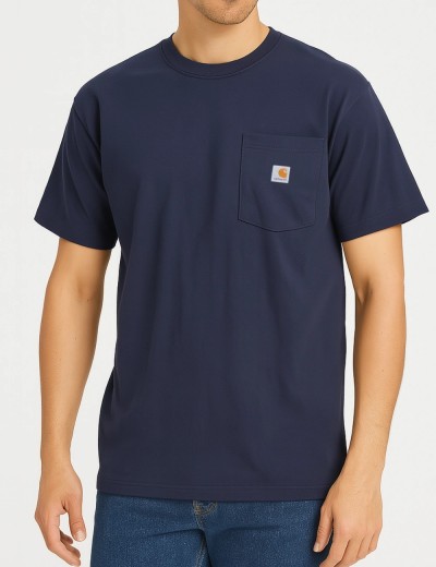 Tričko Carhartt K87 Heavyweight Pocket S/S