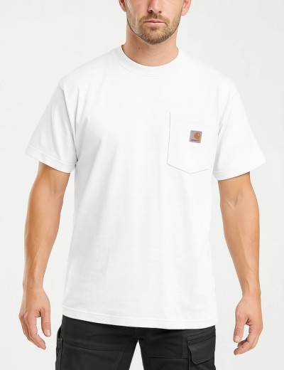 Tričko Carhartt K87 Heavyweight Pocket S/S