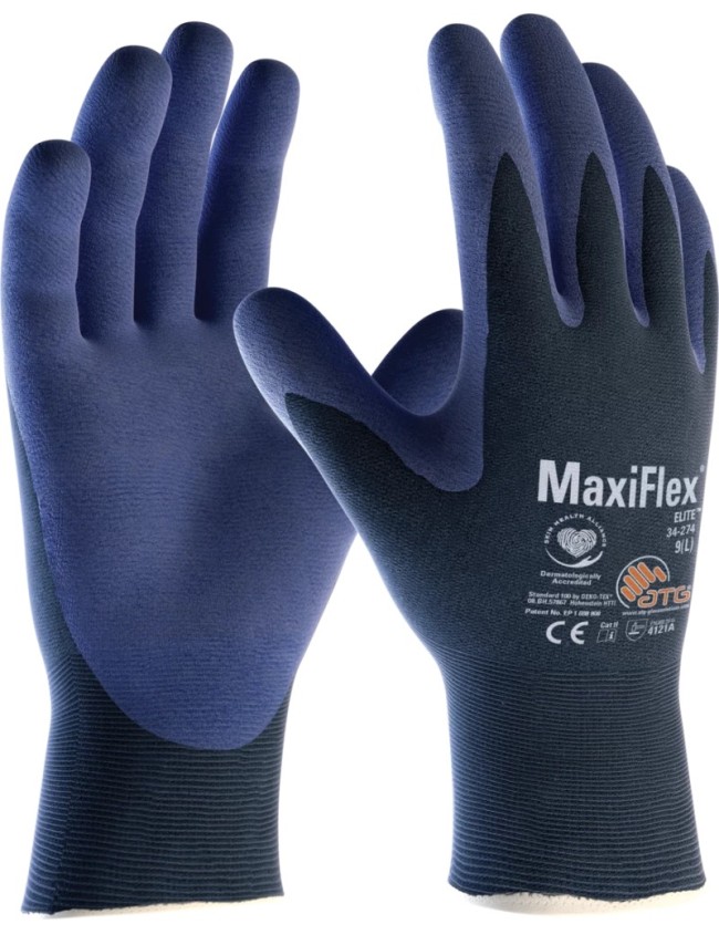 Pracovné rukavice ATG MaxiFlex Elite 34-274