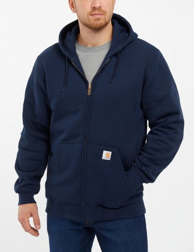 Pracovná mikina s kapucňou na zips Carhartt K122 MIDWEIGHT ZIP