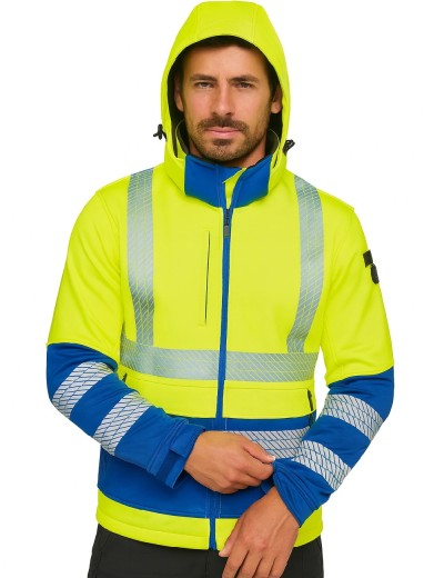 Reflexná softshellová bunda Sir Safety Starmax