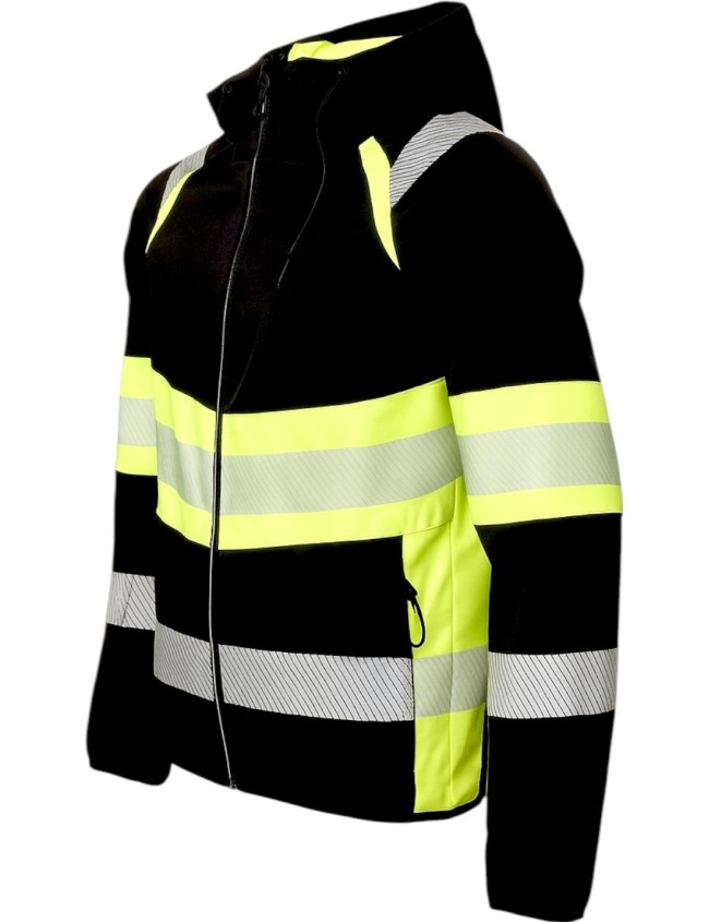 Reflexná softshellová mikina Bosafety Topek C1