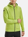Mikina s kapucňou Snickers 8405 Flexi Work Lime