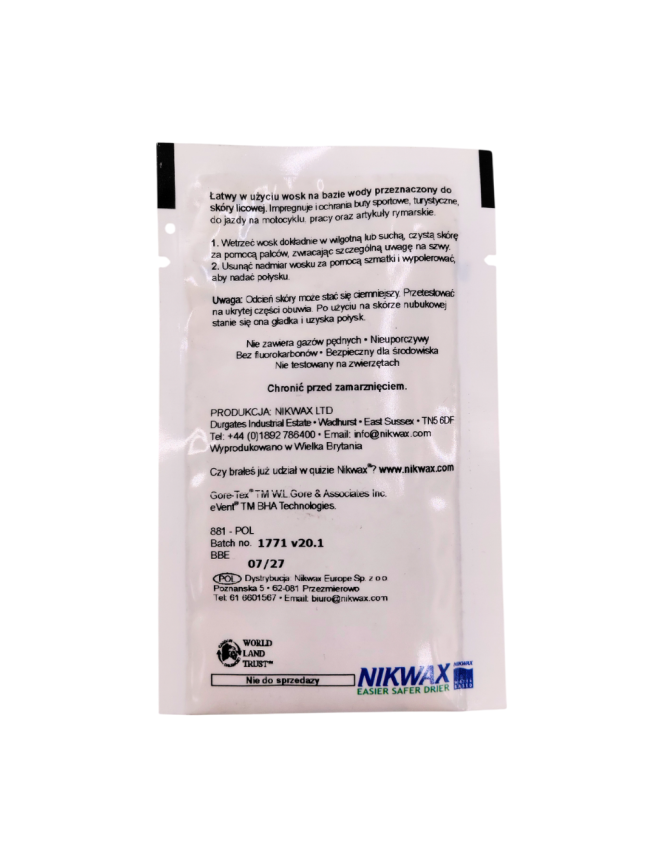 Impregnačný vosk Nikwax 15 ml