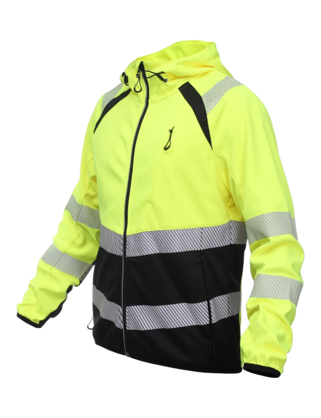 Reflexná softshellová bunda Bosafety Topek C2