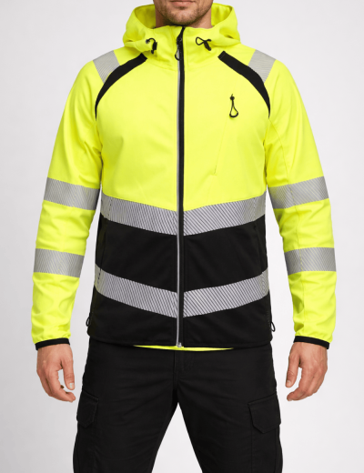 Reflexná softshellová bunda Bosafety Topek C2
