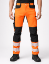 Reflexné elastické pracovné nohavice Bosafety Tension