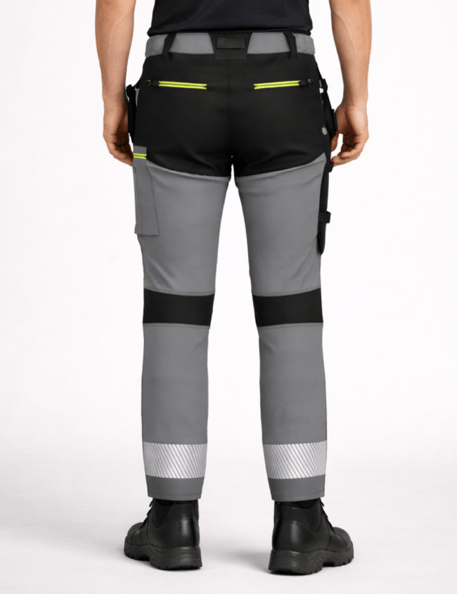 Elastické pracovné nohavice Bosafety Tension Plus