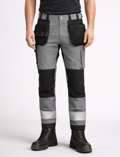 Elastické pracovné nohavice Bosafety Tension Plus