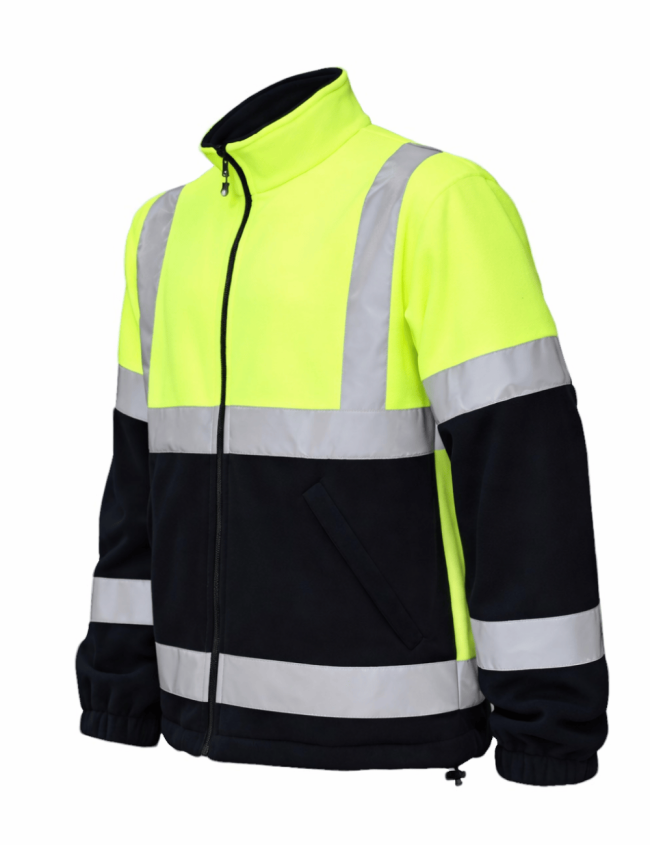 Reflexná fleecová bunda BoSafety Fleece C2 Hi-Vis