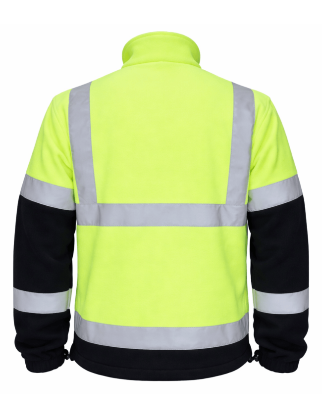 Reflexná fleecová bunda BoSafety Fleece C2 Hi-Vis