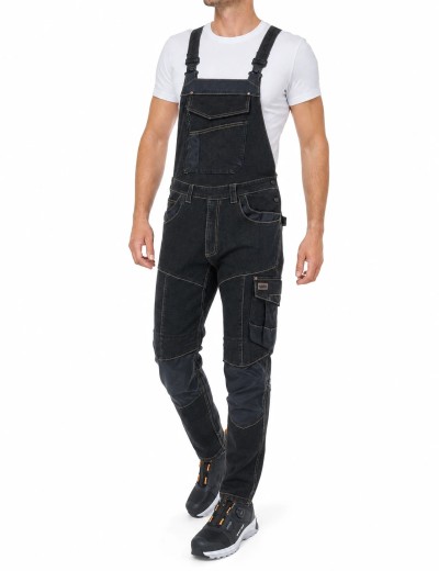 Džínsy Sara Workwear RODEO JEANS s montérkami